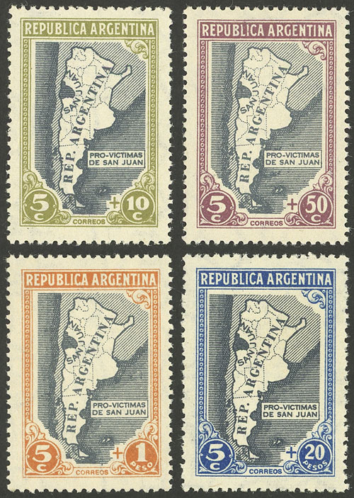 Lot 292 - Argentina general issues -  Guillermo Jalil - Philatino Auction # 2337 ARGENTINA: General auction including rarities, all with very low starts!