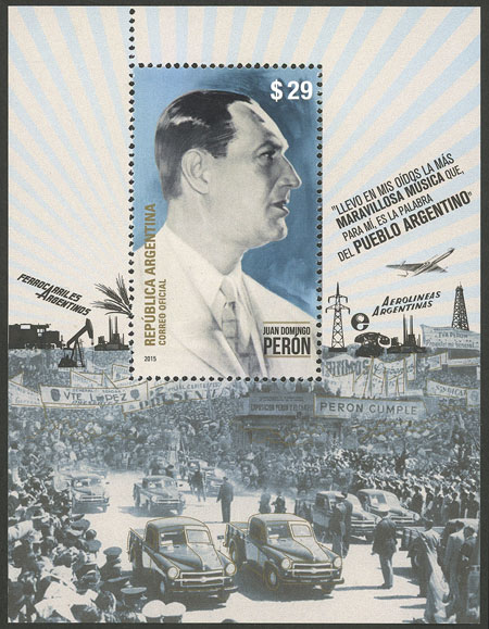 Lot 594 - Argentina souvenir sheets -  Guillermo Jalil - Philatino Auction # 2337 ARGENTINA: General auction including rarities, all with very low starts!