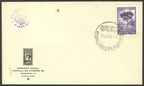 Lot 435 - Argentina general issues -  Guillermo Jalil - Philatino Auction # 2337 ARGENTINA: General auction including rarities, all with very low starts!