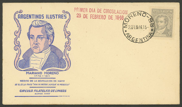 Lot 270 - Argentina general issues - Guillermo Jalil - Philatino Auction # 2337 ARGENTINA: General auction including rarities, all with very low starts! Lot 270 - Argentina general issues - Guillermo Jalil - Philatino Auction # 2337 ARGENTINA: General auction including rarities, all with very low starts!