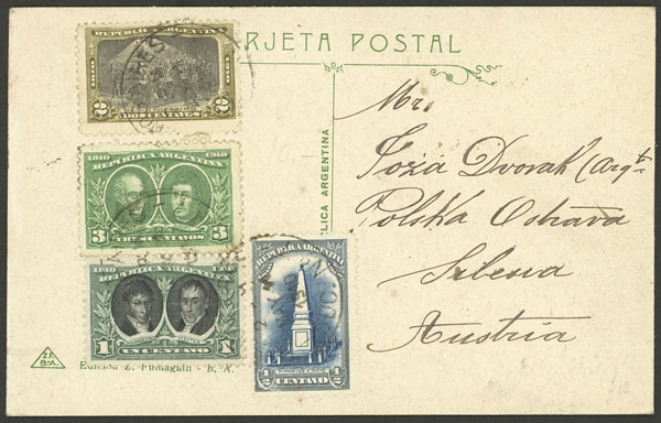 Lot 650 - Argentina postal history - Guillermo Jalil - Philatino Auction # 2337 ARGENTINA: General auction including rarities, all with very low starts! Lot 650 - Argentina postal history - Guillermo Jalil - Philatino Auction # 2337 ARGENTINA: General auction including rarities, all with very low starts!
