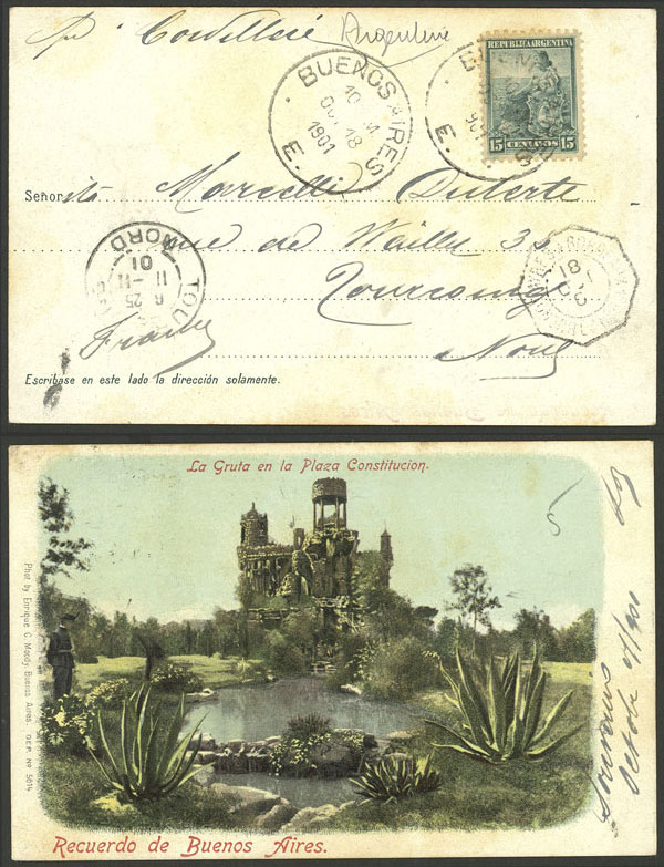 Lot 646 - Argentina postal history - Guillermo Jalil - Philatino Auction # 2337 ARGENTINA: General auction including rarities, all with very low starts! Lot 646 - Argentina postal history - Guillermo Jalil - Philatino Auction # 2337 ARGENTINA: General auction including rarities, all with very low starts!