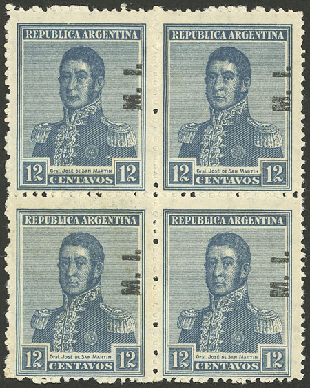 Lot 606 - Argentina official stamps - Guillermo Jalil - Philatino Auction # 2337 ARGENTINA: General auction including rarities, all with very low starts! Lot 606 - Argentina official stamps - Guillermo Jalil - Philatino Auction # 2337 ARGENTINA: General auction including rarities, all with very low starts!