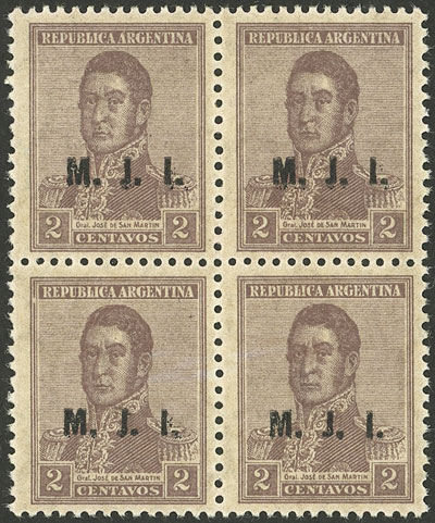 Lot 608 - Argentina official stamps - Guillermo Jalil - Philatino Auction # 2337 ARGENTINA: General auction including rarities, all with very low starts! Lot 608 - Argentina official stamps - Guillermo Jalil - Philatino Auction # 2337 ARGENTINA: General auction including rarities, all with very low starts!