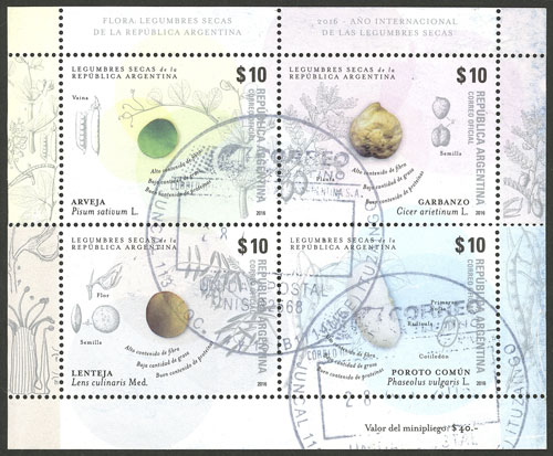 Lot 595 - Argentina souvenir sheets -  Guillermo Jalil - Philatino Auction # 2337 ARGENTINA: General auction including rarities, all with very low starts!