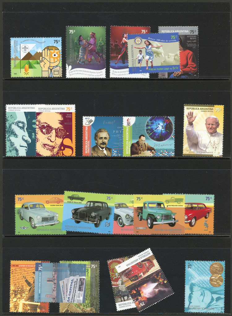 Lot 548 - Argentina general issues -  Guillermo Jalil - Philatino Auction # 2337 ARGENTINA: General auction including rarities, all with very low starts!