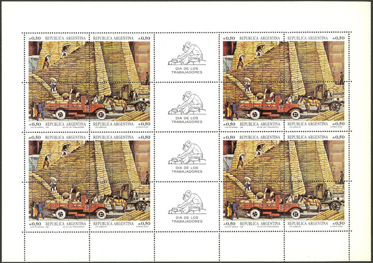 Lot 507 - Argentina general issues -  Guillermo Jalil - Philatino Auction # 2337 ARGENTINA: General auction including rarities, all with very low starts!