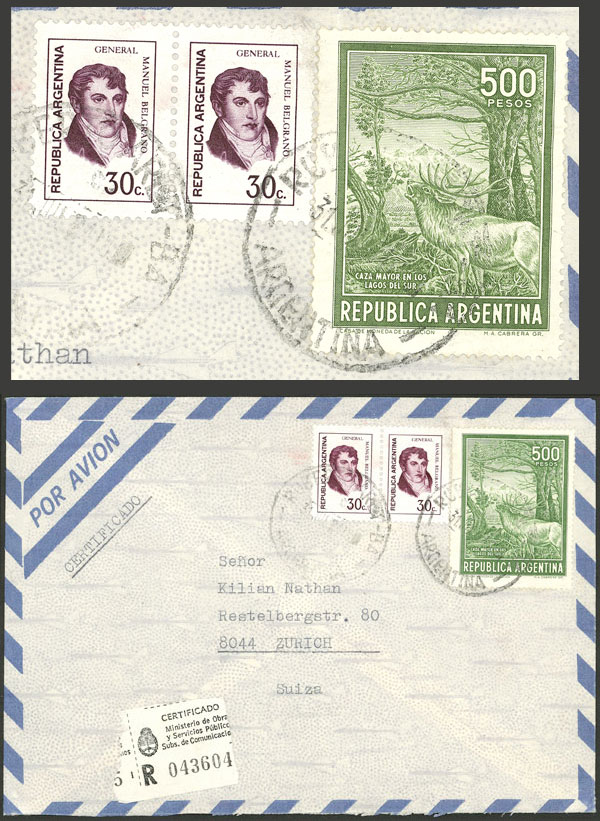 Lot 691 - Argentina postal history - Guillermo Jalil - Philatino Auction # 2337 ARGENTINA: General auction including rarities, all with very low starts! Lot 691 - Argentina postal history - Guillermo Jalil - Philatino Auction # 2337 ARGENTINA: General auction including rarities, all with very low starts!