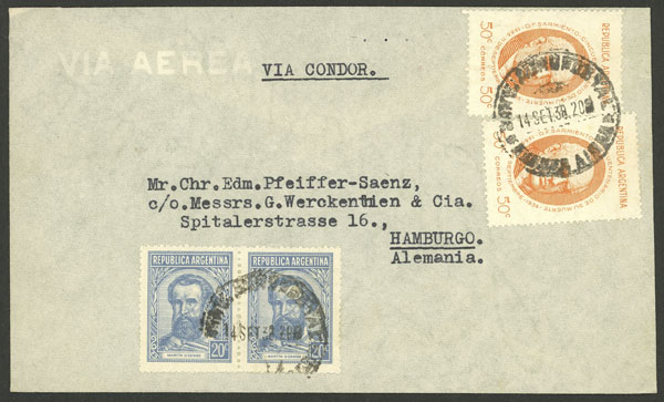 Lot 668 - Argentina postal history - Guillermo Jalil - Philatino Auction # 2337 ARGENTINA: General auction including rarities, all with very low starts! Lot 668 - Argentina postal history - Guillermo Jalil - Philatino Auction # 2337 ARGENTINA: General auction including rarities, all with very low starts!