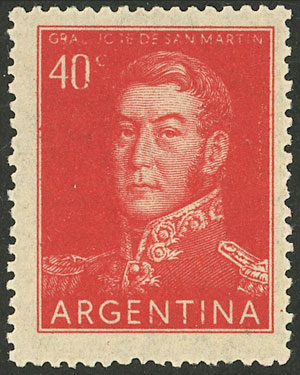 Lot 340 - Argentina general issues -  Guillermo Jalil - Philatino Auction # 2337 ARGENTINA: General auction including rarities, all with very low starts!