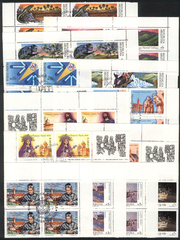 Lot 508 - Argentina general issues -  Guillermo Jalil - Philatino Auction # 2337 ARGENTINA: General auction including rarities, all with very low starts!