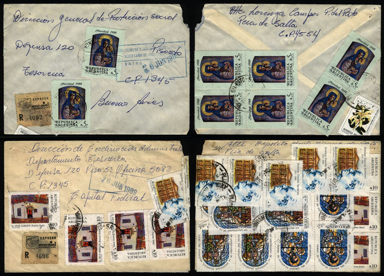 Lot 697 - Argentina postal history - Guillermo Jalil - Philatino Auction # 2337 ARGENTINA: General auction including rarities, all with very low starts! Lot 697 - Argentina postal history - Guillermo Jalil - Philatino Auction # 2337 ARGENTINA: General auction including rarities, all with very low starts!