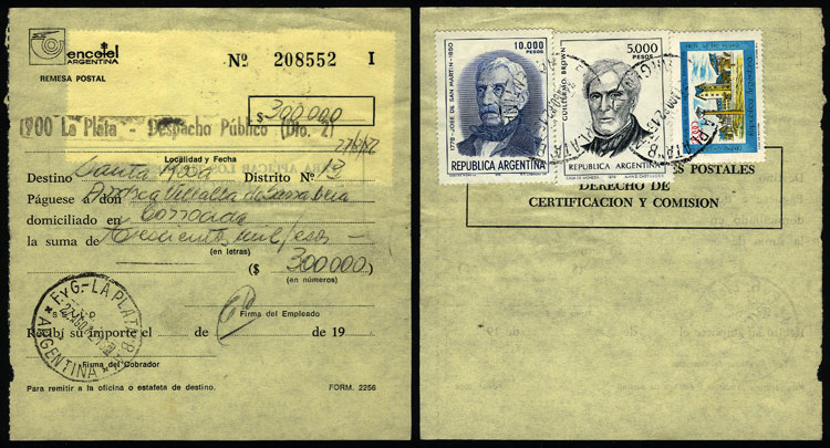 Lot 695 - Argentina postal history - Guillermo Jalil - Philatino Auction # 2337 ARGENTINA: General auction including rarities, all with very low starts! Lot 695 - Argentina postal history - Guillermo Jalil - Philatino Auction # 2337 ARGENTINA: General auction including rarities, all with very low starts!