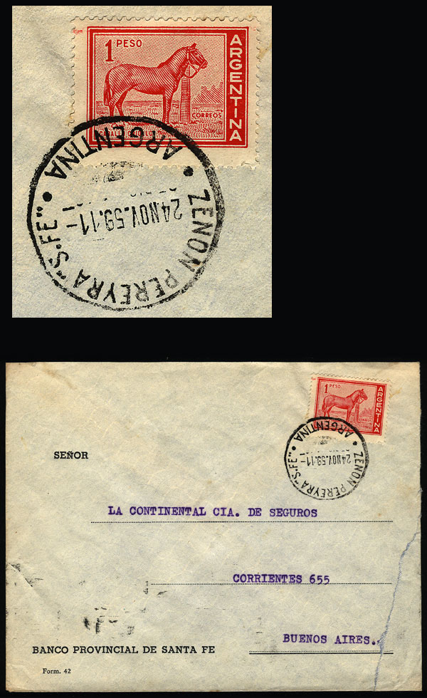 Lot 684 - Argentina postal history -  Guillermo Jalil - Philatino Auction # 2337 ARGENTINA: General auction including rarities, all with very low starts!
