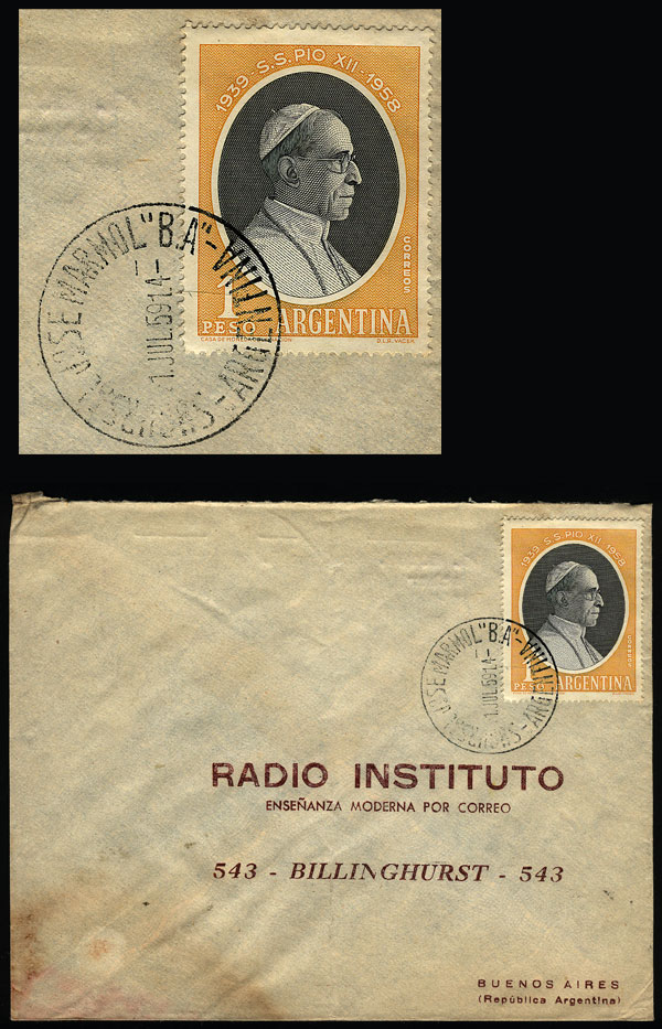 Lot 681 - Argentina postal history - Guillermo Jalil - Philatino Auction # 2337 ARGENTINA: General auction including rarities, all with very low starts! Lot 681 - Argentina postal history - Guillermo Jalil - Philatino Auction # 2337 ARGENTINA: General auction including rarities, all with very low starts!