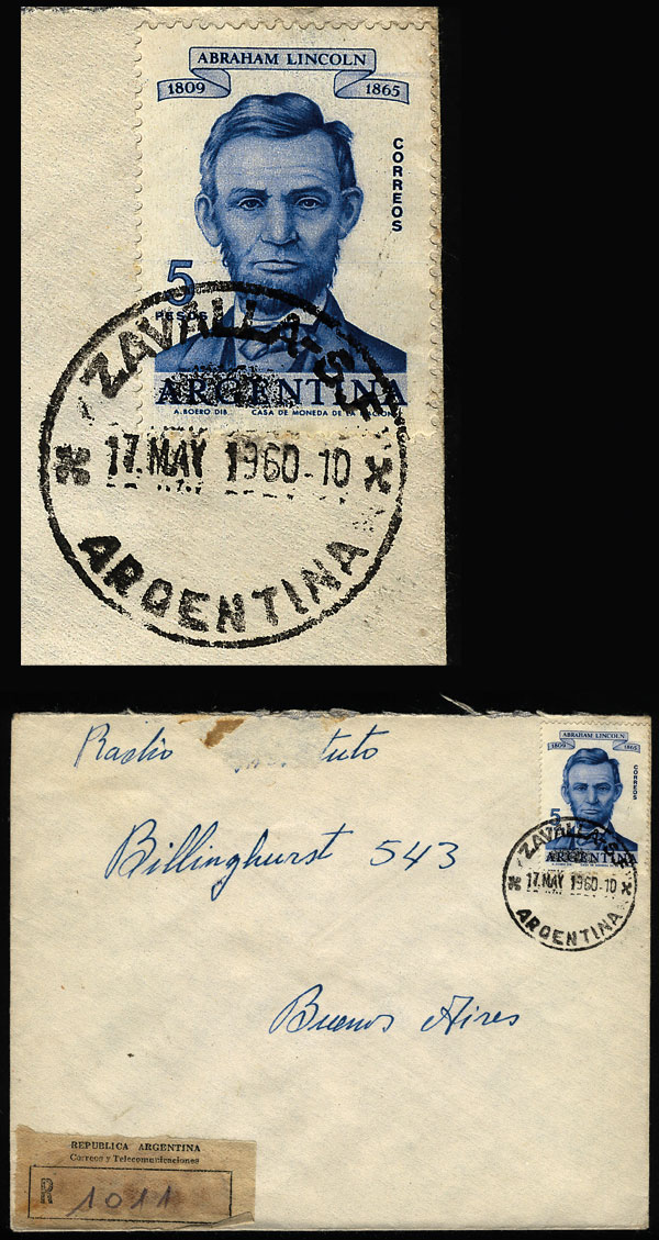 Lot 687 - Argentina postal history -  Guillermo Jalil - Philatino Auction # 2337 ARGENTINA: General auction including rarities, all with very low starts!