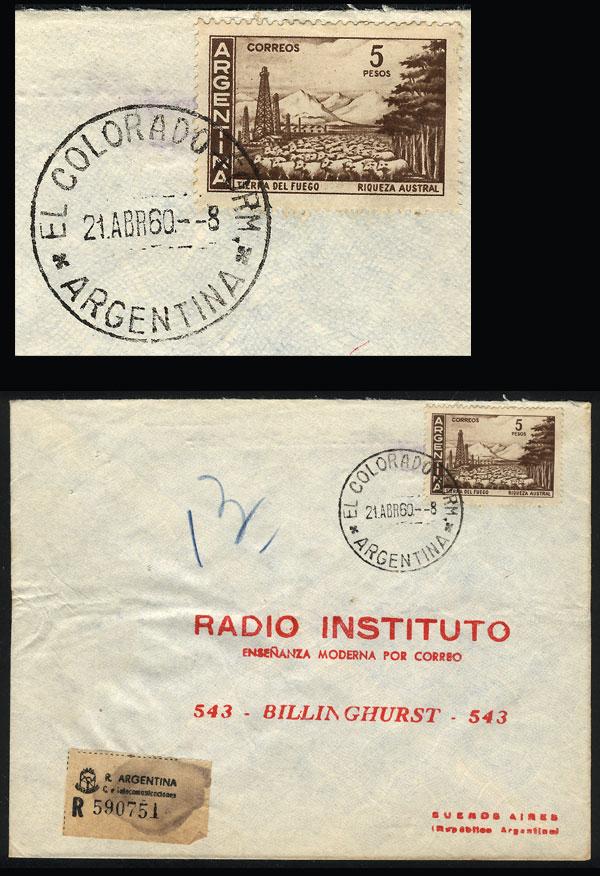 Lot 686 - Argentina postal history - Guillermo Jalil - Philatino Auction # 2337 ARGENTINA: General auction including rarities, all with very low starts! Lot 686 - Argentina postal history - Guillermo Jalil - Philatino Auction # 2337 ARGENTINA: General auction including rarities, all with very low starts!