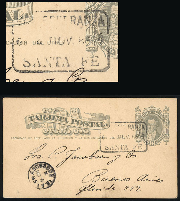 Lot 637 - Argentina postal history - Guillermo Jalil - Philatino Auction # 2337 ARGENTINA: General auction including rarities, all with very low starts! Lot 637 - Argentina postal history - Guillermo Jalil - Philatino Auction # 2337 ARGENTINA: General auction including rarities, all with very low starts!