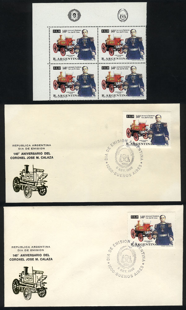 Lot 515 - Argentina general issues -  Guillermo Jalil - Philatino Auction # 2337 ARGENTINA: General auction including rarities, all with very low starts!