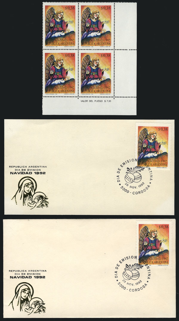 Lot 517 - Argentina general issues -  Guillermo Jalil - Philatino Auction # 2337 ARGENTINA: General auction including rarities, all with very low starts!