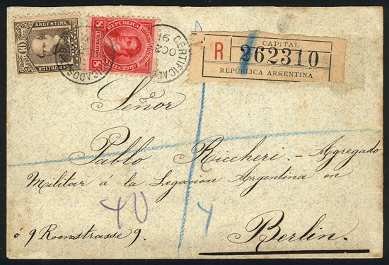 Lot 641 - Argentina postal history - Guillermo Jalil - Philatino Auction # 2337 ARGENTINA: General auction including rarities, all with very low starts! Lot 641 - Argentina postal history - Guillermo Jalil - Philatino Auction # 2337 ARGENTINA: General auction including rarities, all with very low starts!