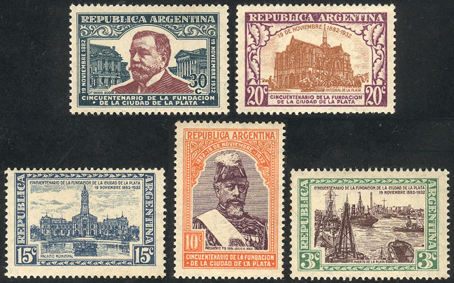 Lot 203 - Argentina general issues -  Guillermo Jalil - Philatino Auction # 2337 ARGENTINA: General auction including rarities, all with very low starts!