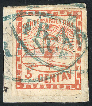 Lot 20 - Argentina confederation -  Guillermo Jalil - Philatino Auction # 2338 ARGENTINA: Special October auction