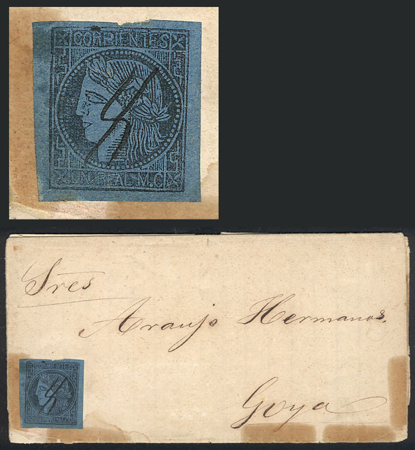 Lot 12 - Argentina corrientes -  Guillermo Jalil - Philatino Auction # 2338 ARGENTINA: Special October auction