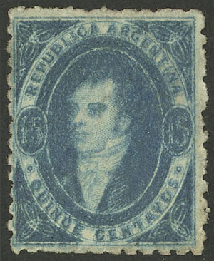 Lot 68 - Argentina rivadavias -  Guillermo Jalil - Philatino Auction # 2338 ARGENTINA: Special October auction