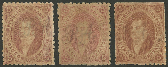Lot 56 - Argentina rivadavias - Guillermo Jalil - Philatino Auction # 2338 ARGENTINA: Special October auction Lot 56 - Argentina rivadavias - Guillermo Jalil - Philatino Auction # 2338 ARGENTINA: Special October auction
