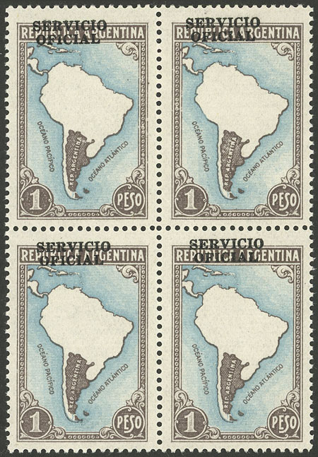 Lot 208 - Argentina official stamps - Guillermo Jalil - Philatino Auction # 2338 ARGENTINA: Special October auction Lot 208 - Argentina official stamps - Guillermo Jalil - Philatino Auction # 2338 ARGENTINA: Special October auction