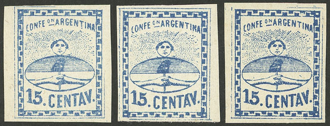 Lot 35 - Argentina confederation - Guillermo Jalil - Philatino Auction # 2338 ARGENTINA: Special October auction Lot 35 - Argentina confederation - Guillermo Jalil - Philatino Auction # 2338 ARGENTINA: Special October auction