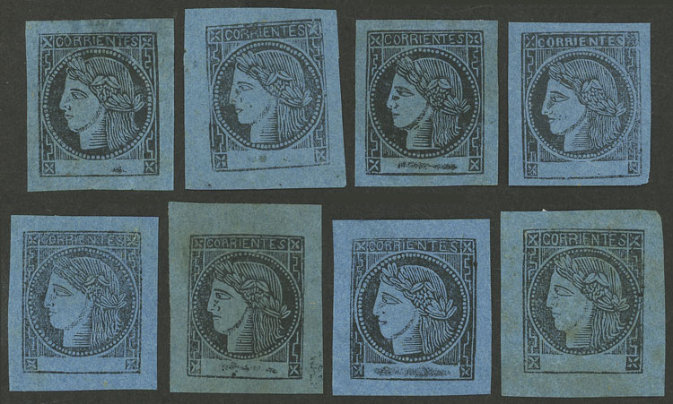 Lot 13 - Argentina corrientes -  Guillermo Jalil - Philatino Auction # 2338 ARGENTINA: Special October auction