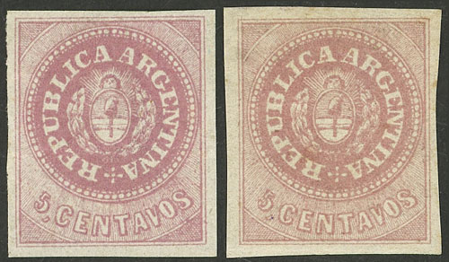 Lot 41 - Argentina escuditos - Guillermo Jalil - Philatino Auction # 2338 ARGENTINA: Special October auction Lot 41 - Argentina escuditos - Guillermo Jalil - Philatino Auction # 2338 ARGENTINA: Special October auction