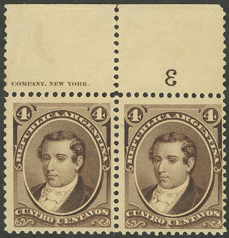 Lot 88 - Argentina general issues - Guillermo Jalil - Philatino Auction # 2338 ARGENTINA: Special October auction Lot 88 - Argentina general issues - Guillermo Jalil - Philatino Auction # 2338 ARGENTINA: Special October auction