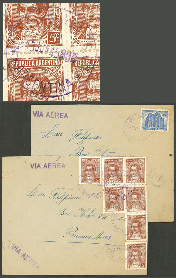 Lot 240 - Argentina postal history - Guillermo Jalil - Philatino Auction # 2338 ARGENTINA: Special October auction Lot 240 - Argentina postal history - Guillermo Jalil - Philatino Auction # 2338 ARGENTINA: Special October auction
