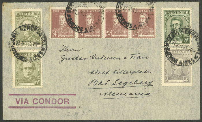 Lot 237 - Argentina postal history - Guillermo Jalil - Philatino Auction # 2338 ARGENTINA: Special October auction Lot 237 - Argentina postal history - Guillermo Jalil - Philatino Auction # 2338 ARGENTINA: Special October auction