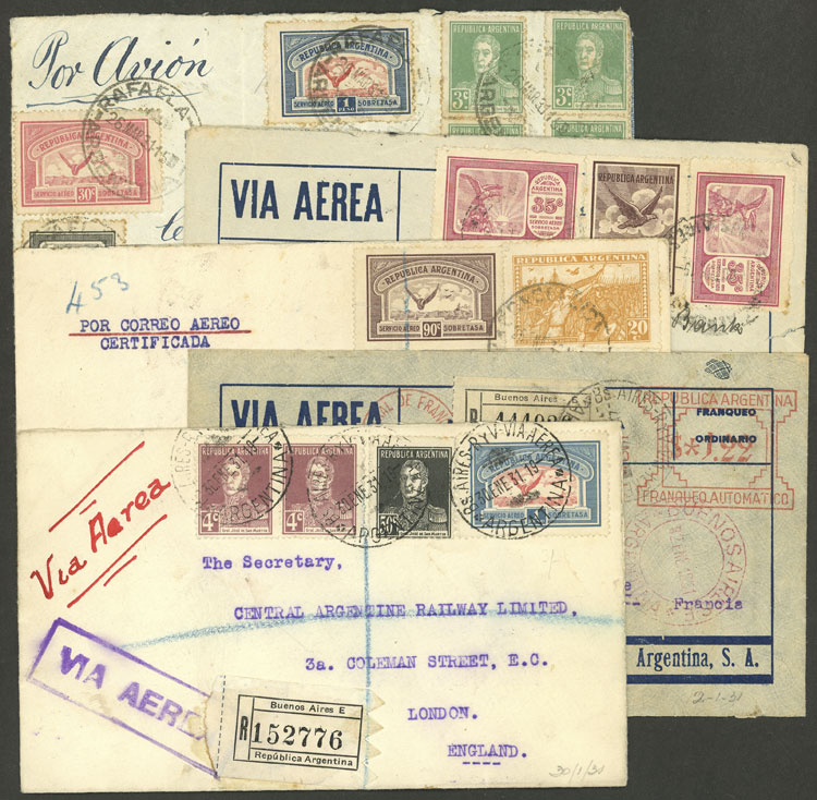 Lot 242 - Argentina POSTAL HISTORY - FLIGHTS - Guillermo Jalil - Philatino Auction # 2338 ARGENTINA: Special October auction Lot 242 - Argentina POSTAL HISTORY - FLIGHTS - Guillermo Jalil - Philatino Auction # 2338 ARGENTINA: Special October auction