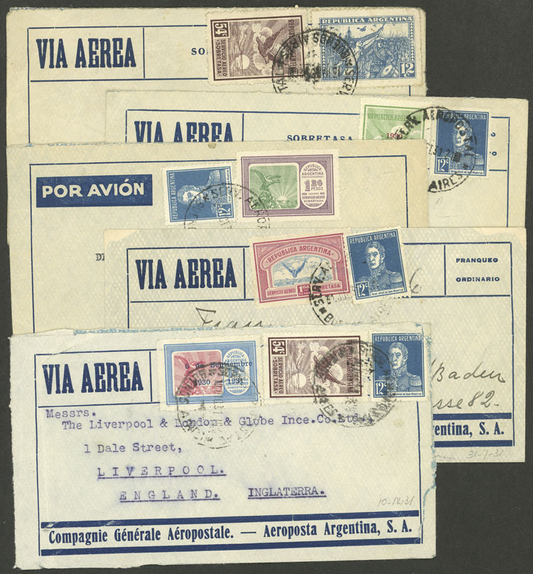 Lot 245 - Argentina POSTAL HISTORY - FLIGHTS - Guillermo Jalil - Philatino Auction # 2338 ARGENTINA: Special October auction Lot 245 - Argentina POSTAL HISTORY - FLIGHTS - Guillermo Jalil - Philatino Auction # 2338 ARGENTINA: Special October auction