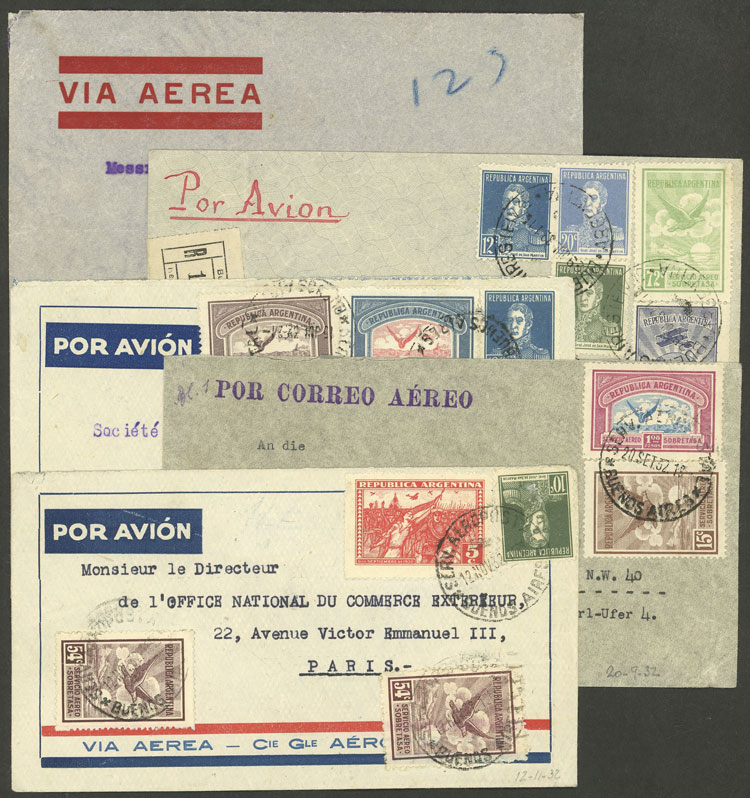 Lot 257 - Argentina POSTAL HISTORY - FLIGHTS - Guillermo Jalil - Philatino Auction # 2338 ARGENTINA: Special October auction Lot 257 - Argentina POSTAL HISTORY - FLIGHTS - Guillermo Jalil - Philatino Auction # 2338 ARGENTINA: Special October auction