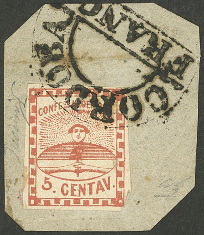Lot 26 - Argentina confederation - Guillermo Jalil - Philatino Auction # 2338 ARGENTINA: Special October auction Lot 26 - Argentina confederation - Guillermo Jalil - Philatino Auction # 2338 ARGENTINA: Special October auction