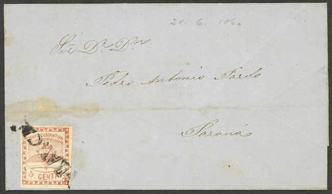 Lot 28 - Argentina confederation - Guillermo Jalil - Philatino Auction # 2338 ARGENTINA: Special October auction Lot 28 - Argentina confederation - Guillermo Jalil - Philatino Auction # 2338 ARGENTINA: Special October auction