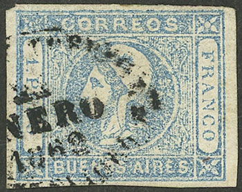 Lot 8 - Argentina cabecitas -  Guillermo Jalil - Philatino Auction # 2338 ARGENTINA: Special October auction