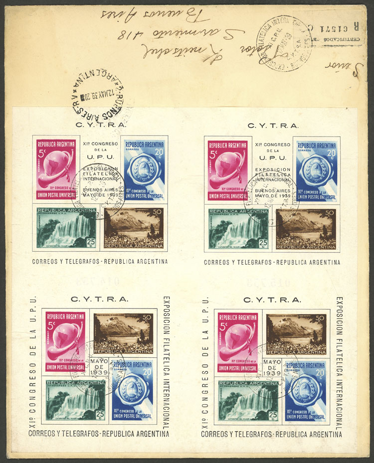 Lot 191 - Argentina souvenir sheets - Guillermo Jalil - Philatino Auction # 2338 ARGENTINA: Special October auction Lot 191 - Argentina souvenir sheets - Guillermo Jalil - Philatino Auction # 2338 ARGENTINA: Special October auction