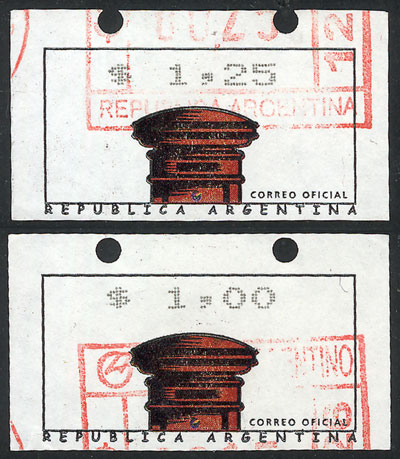 Lot 1325 - Argentina variable value stamps - Guillermo Jalil - Philatino Auction # 2339 ARGENTINA: General auction with material of all periods, including rarities Lot 1325 - Argentina variable value stamps - Guillermo Jalil - Philatino Auction # 2339 ARGENTINA: General auction with material of all periods, including rarities