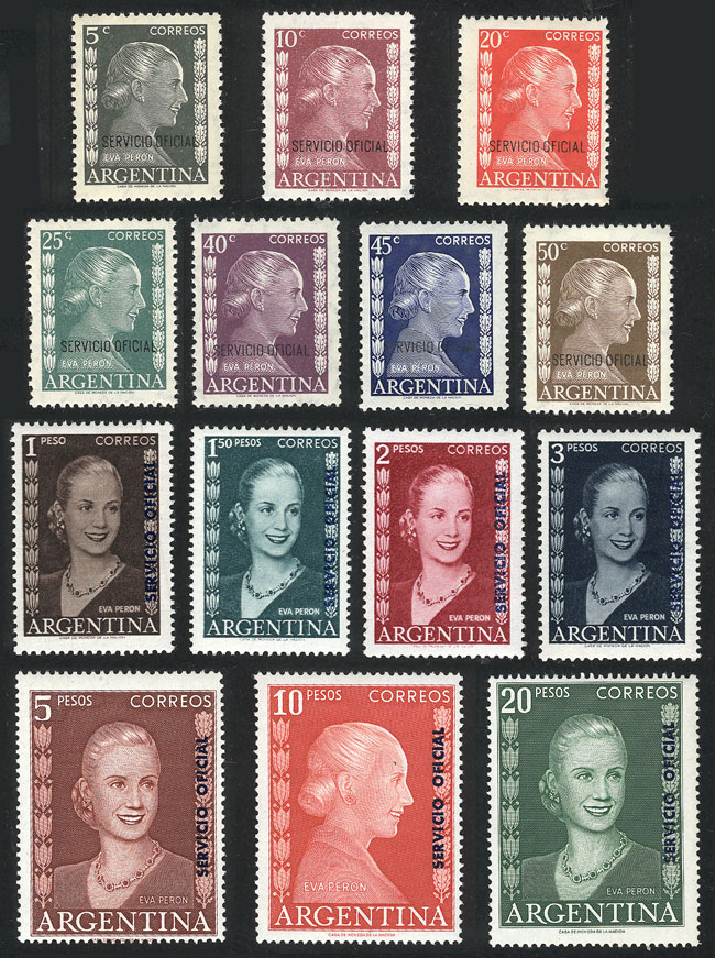 Lot 1258 - Argentina official stamps - Guillermo Jalil - Philatino Auction # 2339 ARGENTINA: General auction with material of all periods, including rarities Lot 1258 - Argentina official stamps - Guillermo Jalil - Philatino Auction # 2339 ARGENTINA: General auction with material of all periods, including rarities