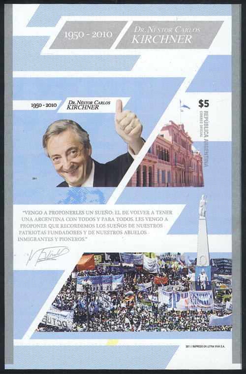 Lot 1146 - Argentina souvenir sheets -  Guillermo Jalil - Philatino Auction # 2339 ARGENTINA: General auction with material of all periods, including rarities