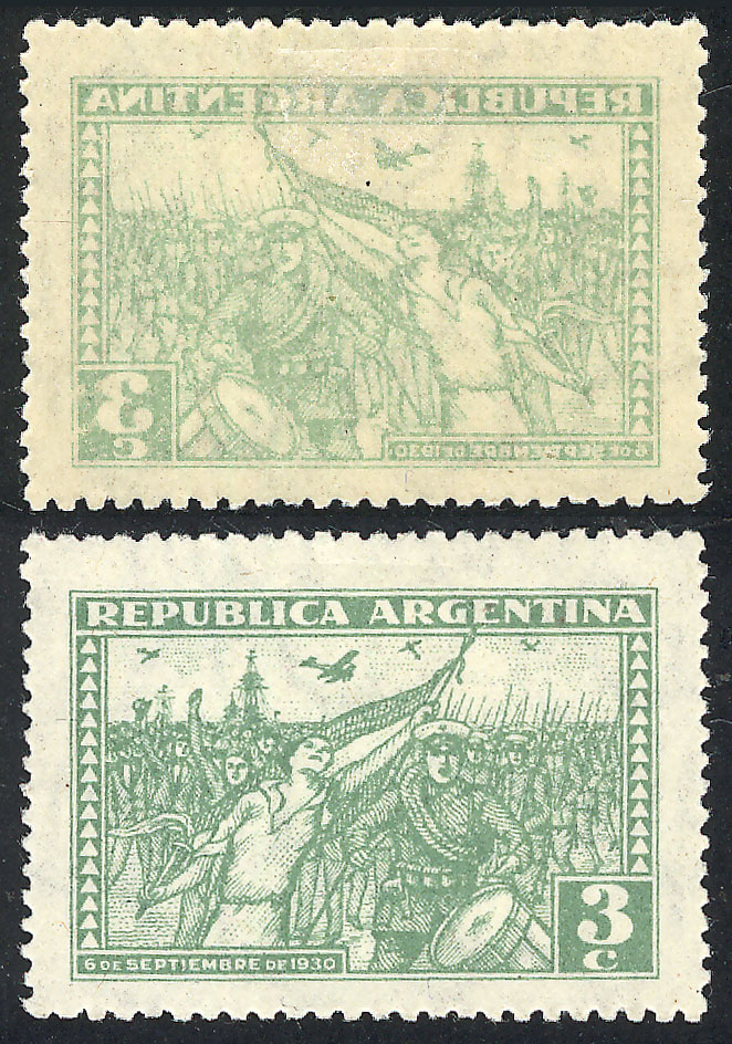 Lot 465 - Argentina general issues -  Guillermo Jalil - Philatino Auction # 2339 ARGENTINA: General auction with material of all periods, including rarities