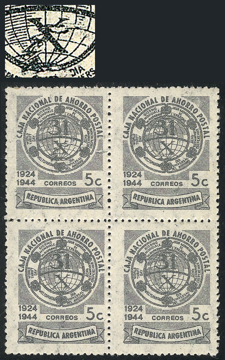 Lot 662 - Argentina general issues -  Guillermo Jalil - Philatino Auction # 2339 ARGENTINA: General auction with material of all periods, including rarities