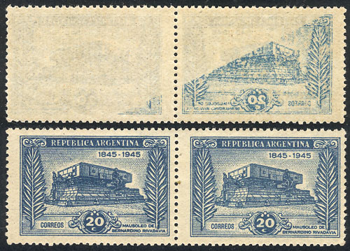 Lot 665 - Argentina general issues -  Guillermo Jalil - Philatino Auction # 2339 ARGENTINA: General auction with material of all periods, including rarities